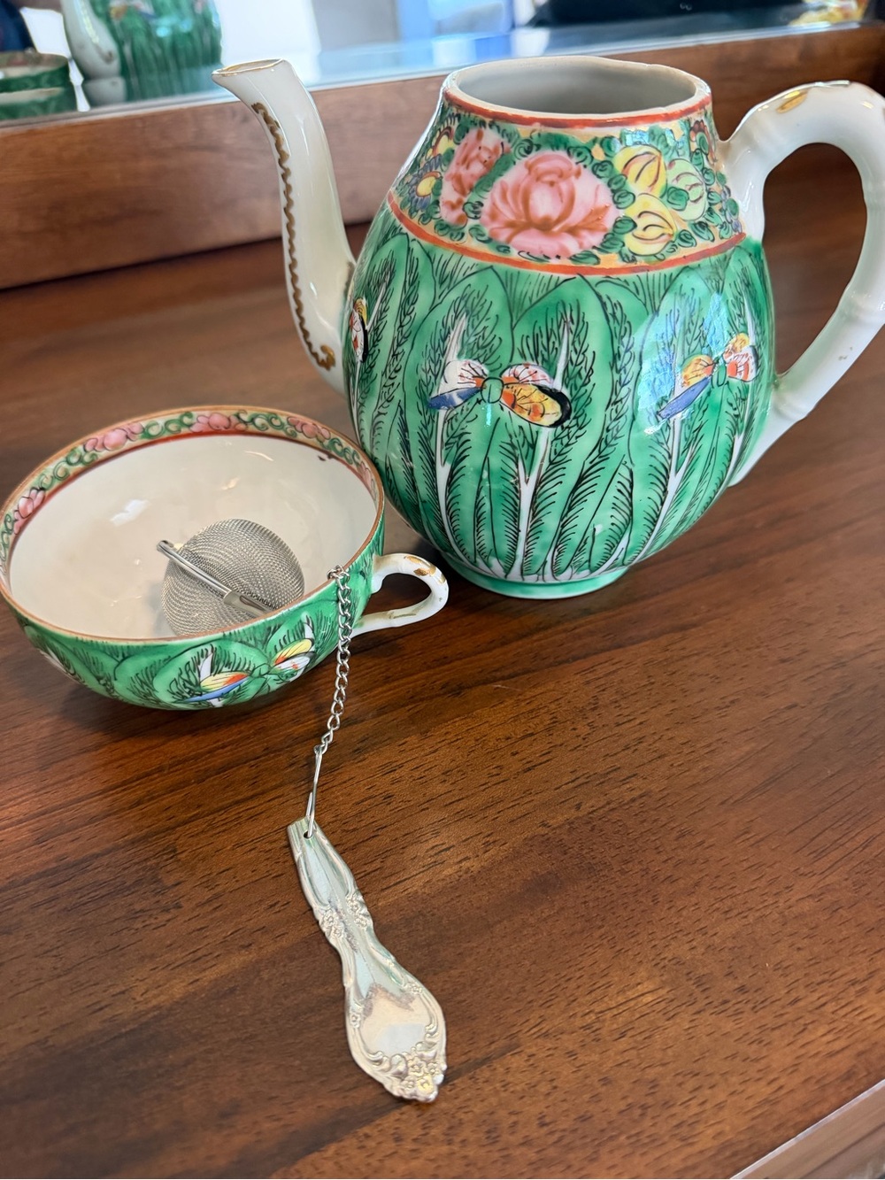 Upcycled Silverware Tea Infuser - Picture 3 of 6